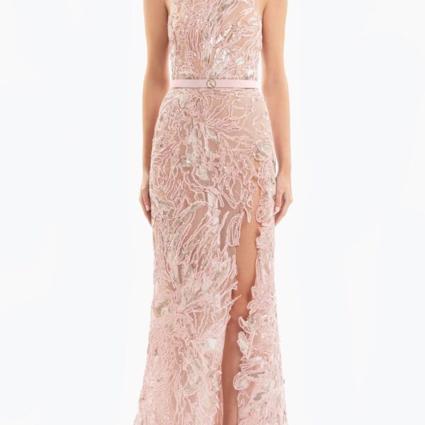 Embroidered Long Dress - Image 5