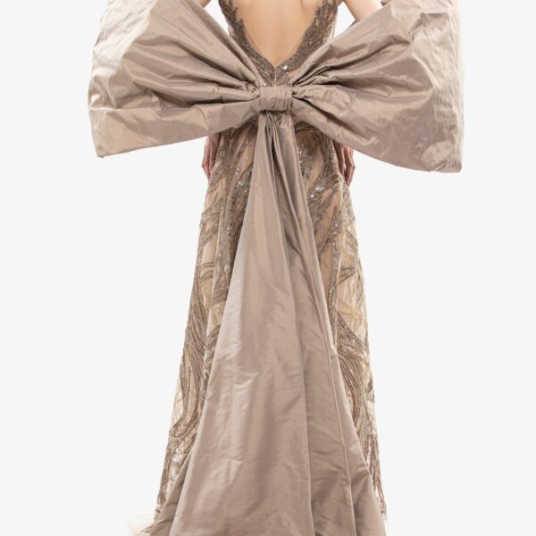 Embroidered Long Dress - Image 6