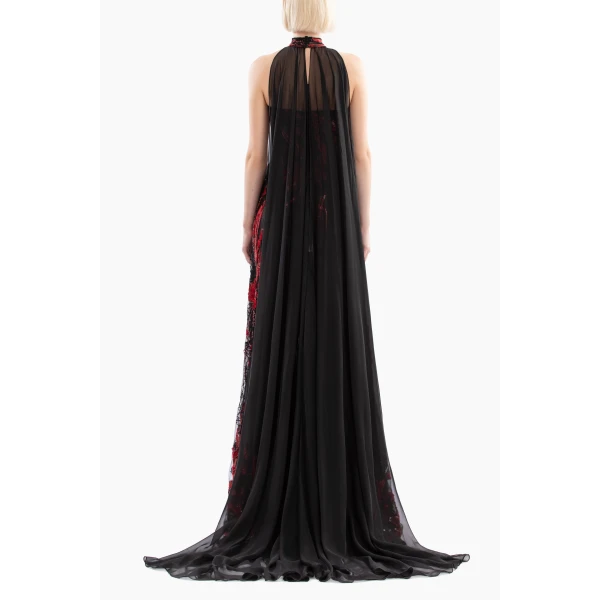 Saiid Kobeisy Embroidered Strapless Dress, view 3