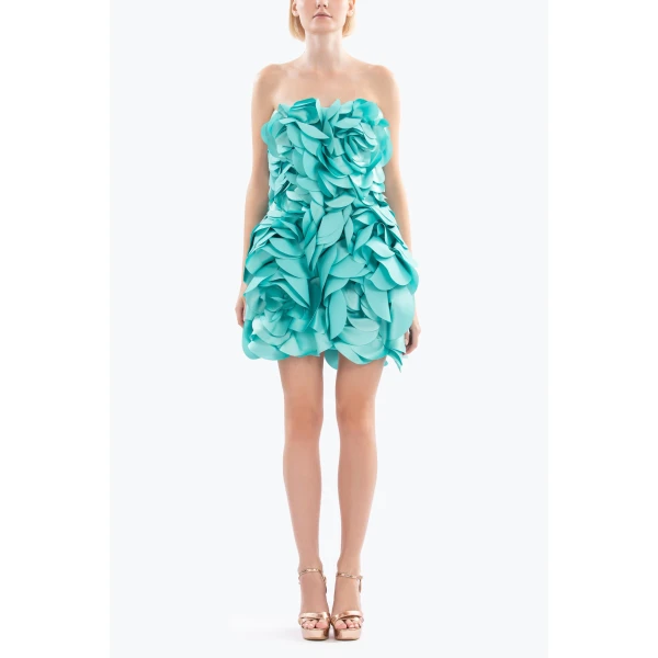 Saiid Kobeisy Floral Mini Dress, view 2