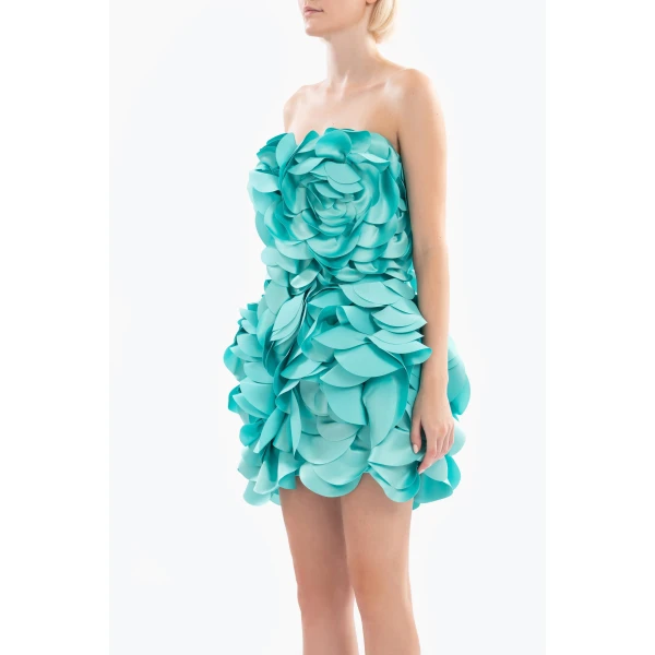 Saiid Kobeisy Floral Mini Dress, view 6