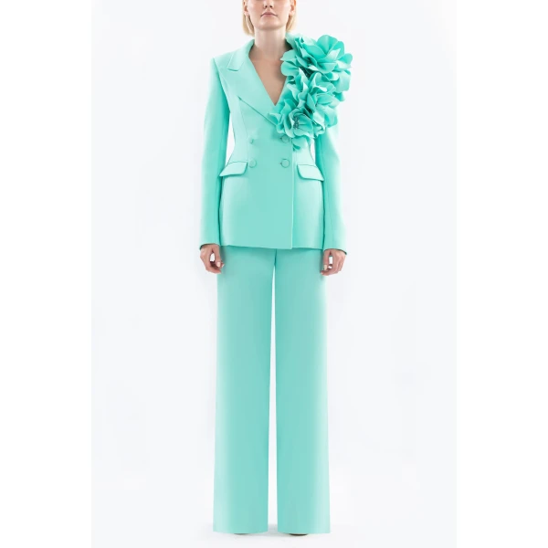 Saiid Kobeisy Floral Tailored Jacket, view 5