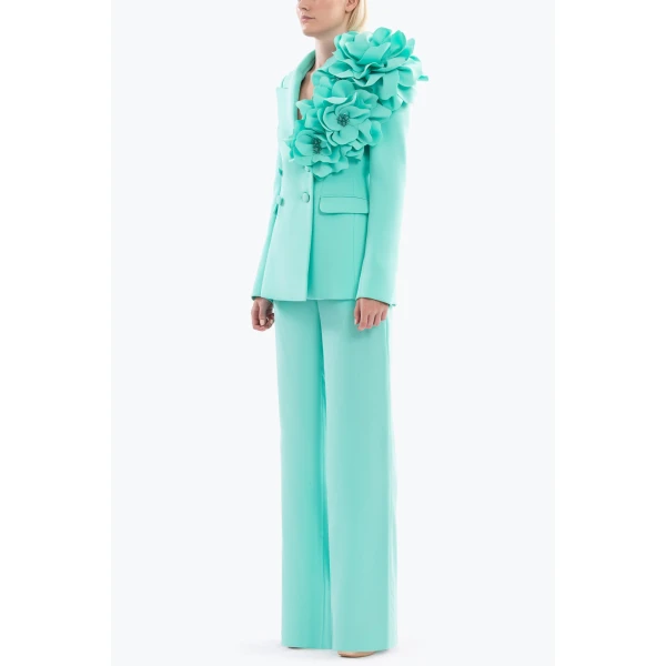 Saiid Kobeisy Floral Tailored Jacket, view 6