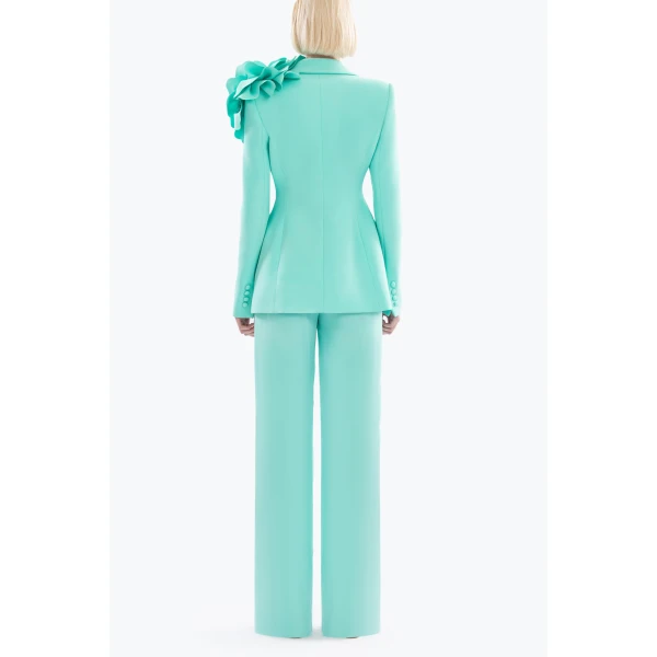 Saiid Kobeisy Floral Tailored Pants, view 3