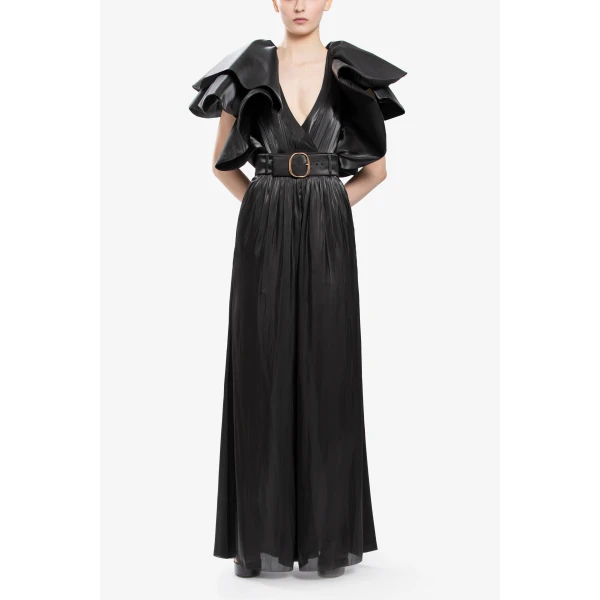 Saiid Kobeisy Flowy Wide-Cut Pants, view 2