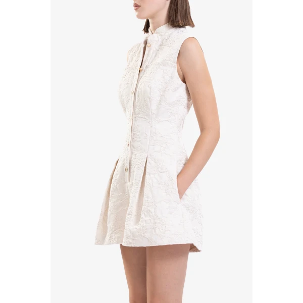 Saiid Kobeisy Jacquard Short Jumpsuit, view 6