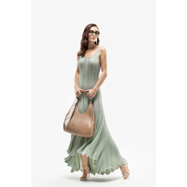 Knit Midi Dress - Image 5
