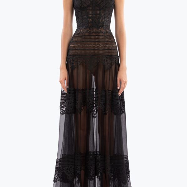 Lace Long Dress - Image 5