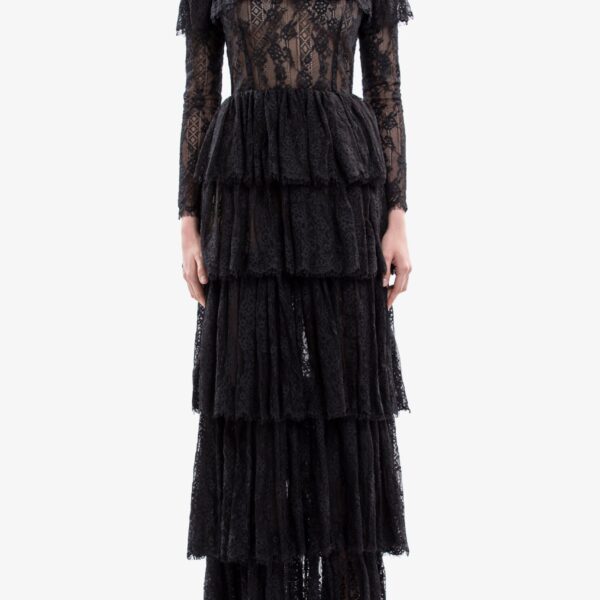 Lace Long Dress - Image 5