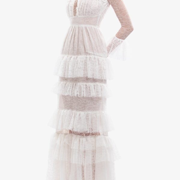 Lace Long Dress - Image 6