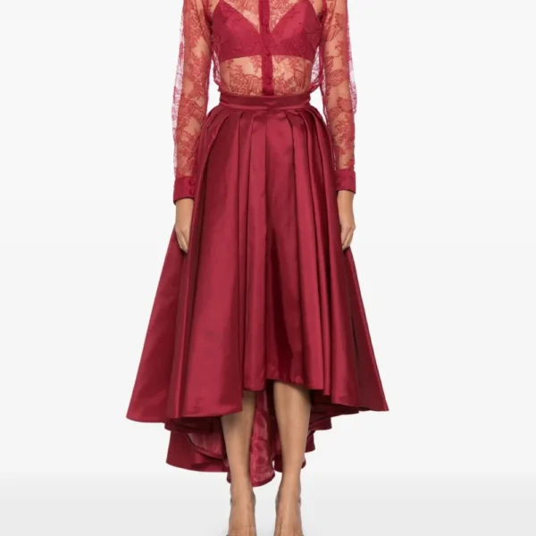 Lace Pleated Playsuit - Image 5