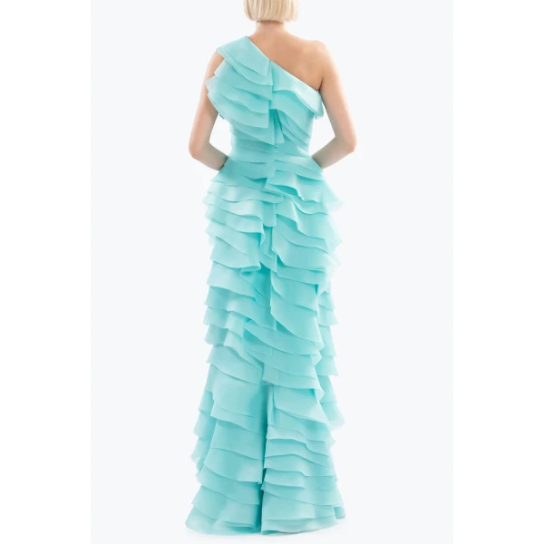 Saiid Kobeisy Layered Organza Dress, view 3