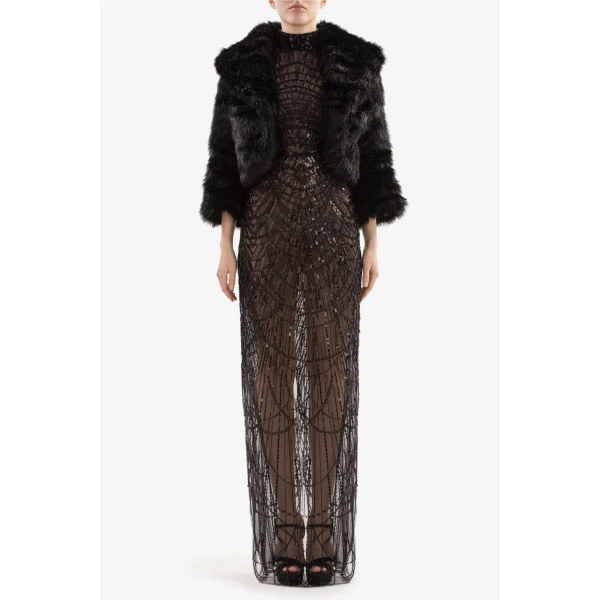 Long Beaded Dress - Image 5