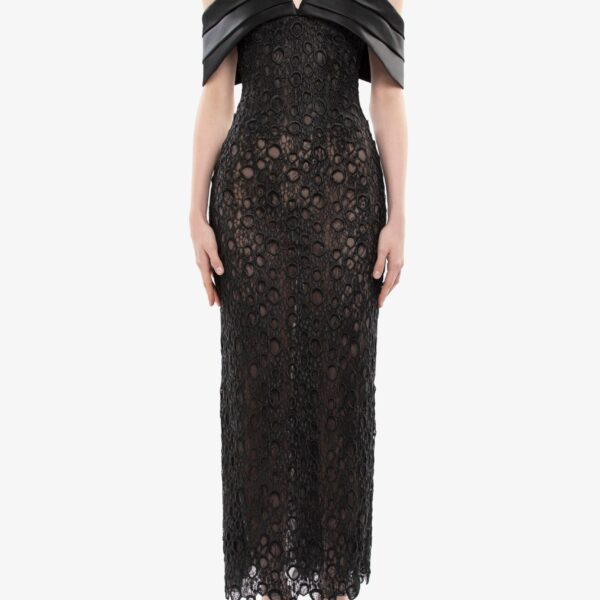 Midi Guipure Dress - Image 5