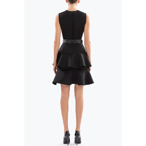 Saiid Kobeisy Midi Ruffled Dress, view 3
