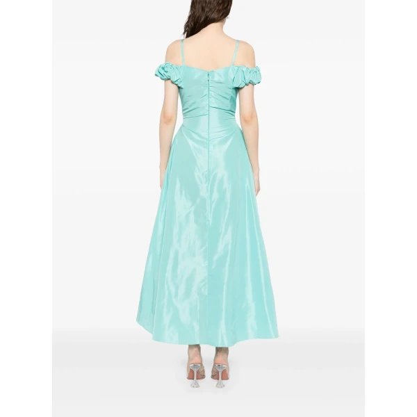 Saiid Kobeisy Midi Taffeta Dress, view 3
