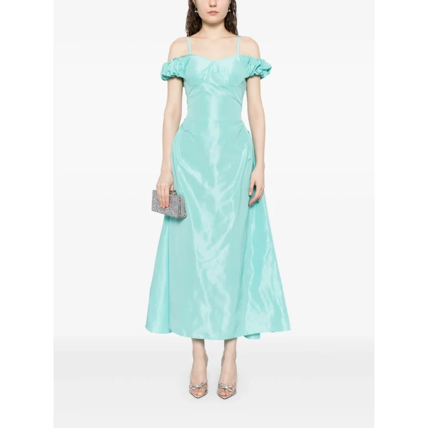 Saiid Kobeisy Midi Taffeta Dress, view 5
