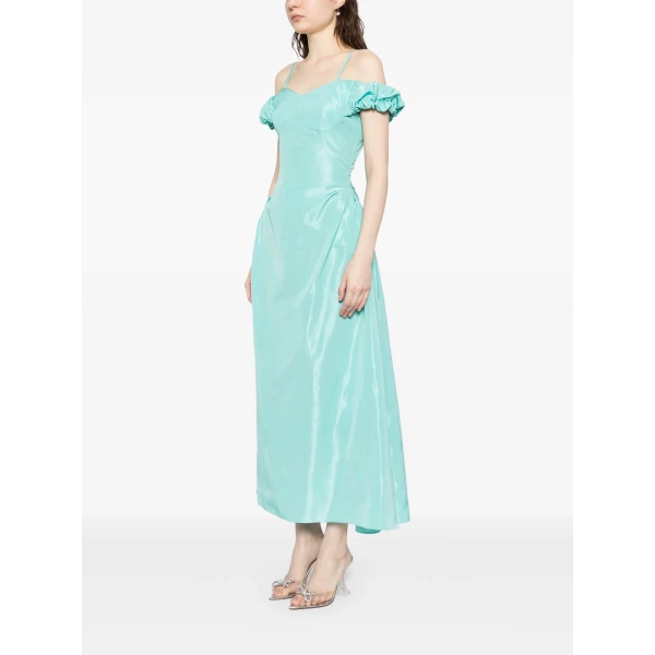 Saiid Kobeisy Midi Taffeta Dress, view 6