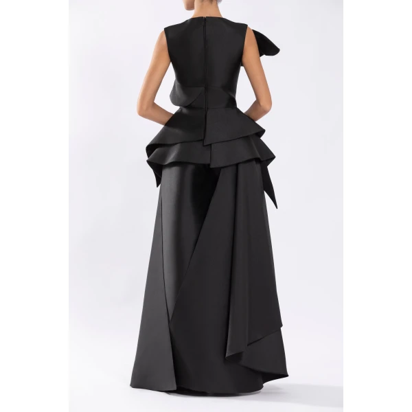 Saiid Kobeisy Mikado Asymmetrical Pants, view 3