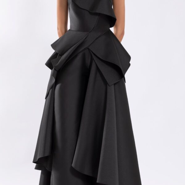 Mikado Asymmetrical Pants - Image 5