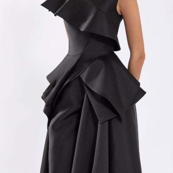 Mikado Asymmetrical Pants - Image 6