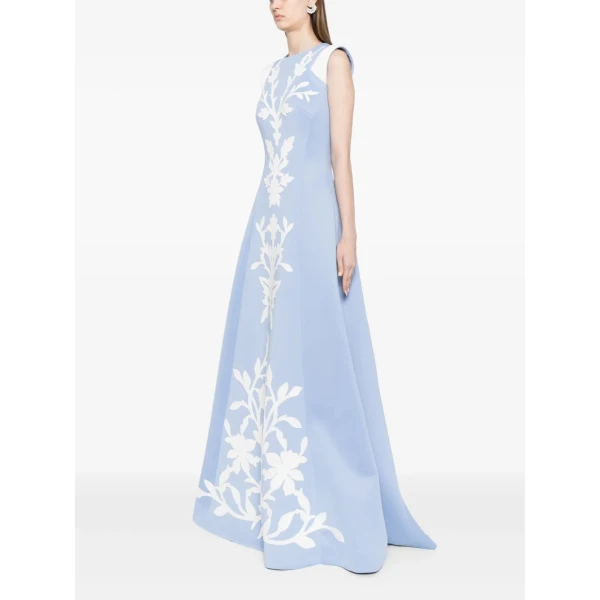 Saiid Kobeisy Neoprene Dress With Matching Embroidery, view 3