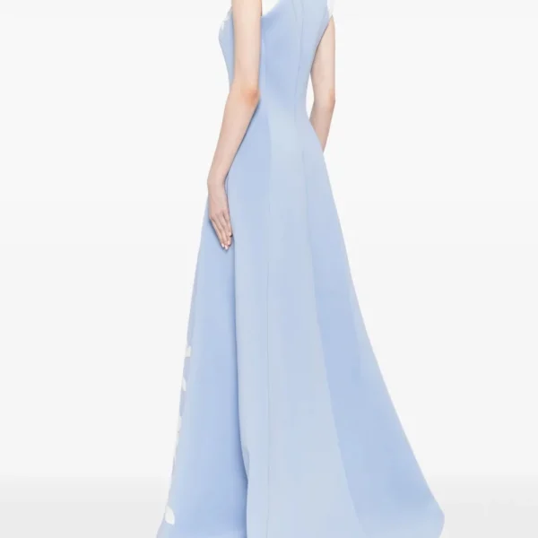 Neoprene Dress With Matching Embroidery - Image 6