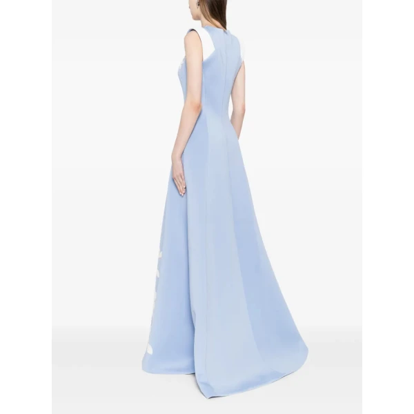 Saiid Kobeisy Neoprene Dress With Matching Embroidery, view 6