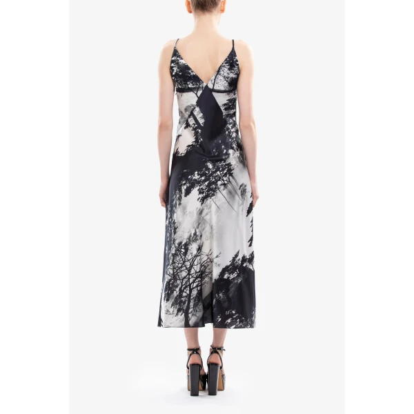 Saiid Kobeisy Printed Midi Dress, view 3