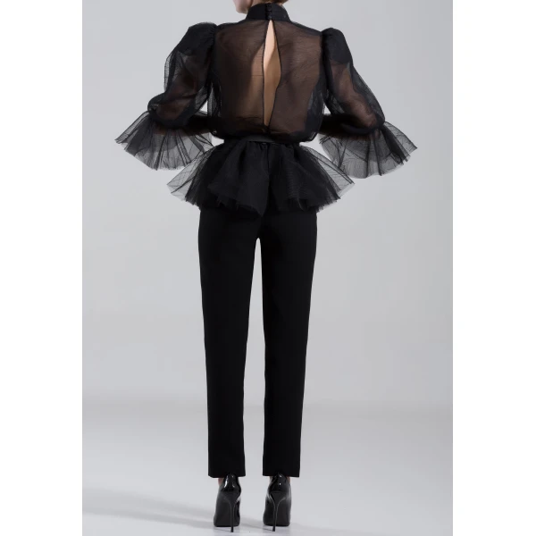 Saiid Kobeisy Ruffled Blouse, view 3