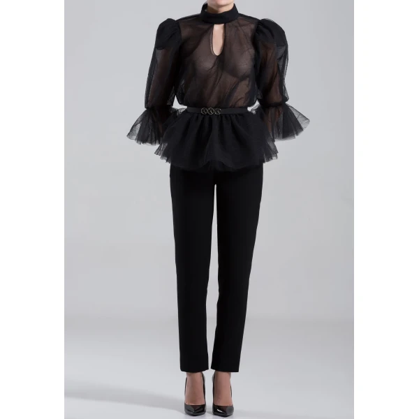 Saiid Kobeisy Ruffled Blouse, view 5