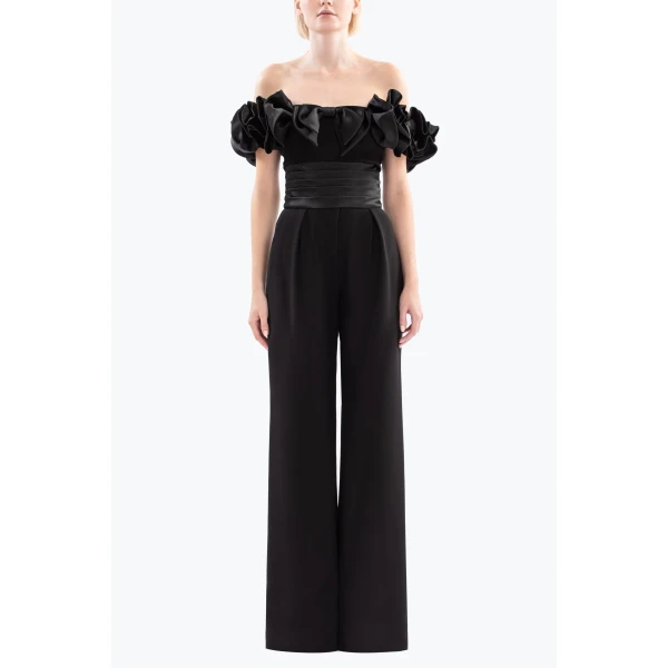 Saiid Kobeisy Ruffled Corset Top, view 2