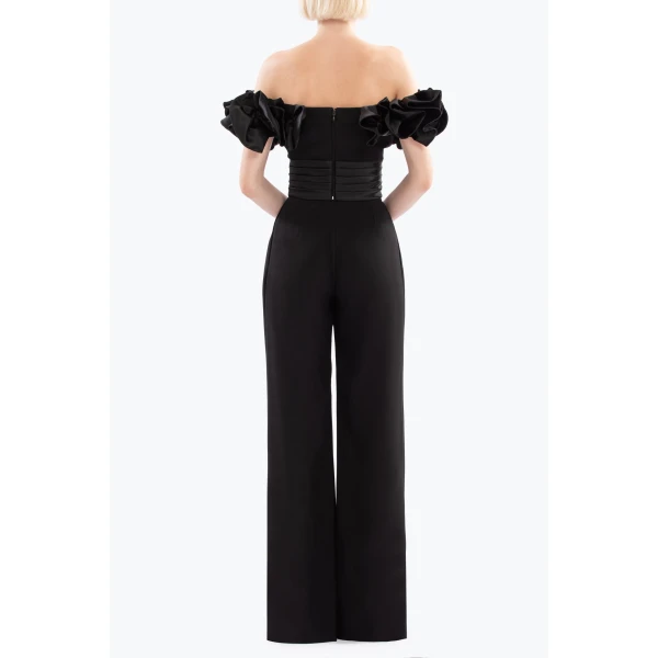 Saiid Kobeisy Ruffled Corset Top, view 3