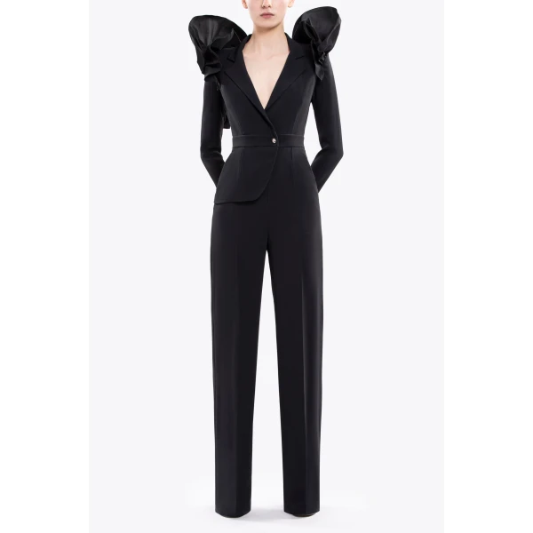 Saiid Kobeisy Ruffled Jumpsuit, view 5