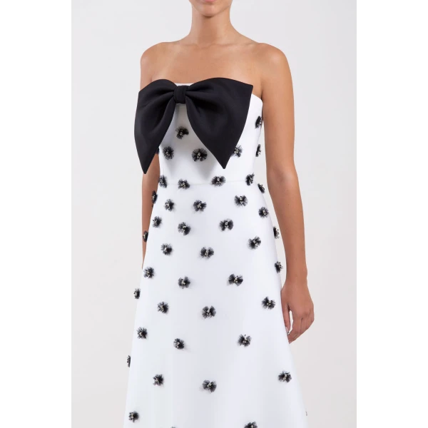 Scuba Beaded Dress - Image 6