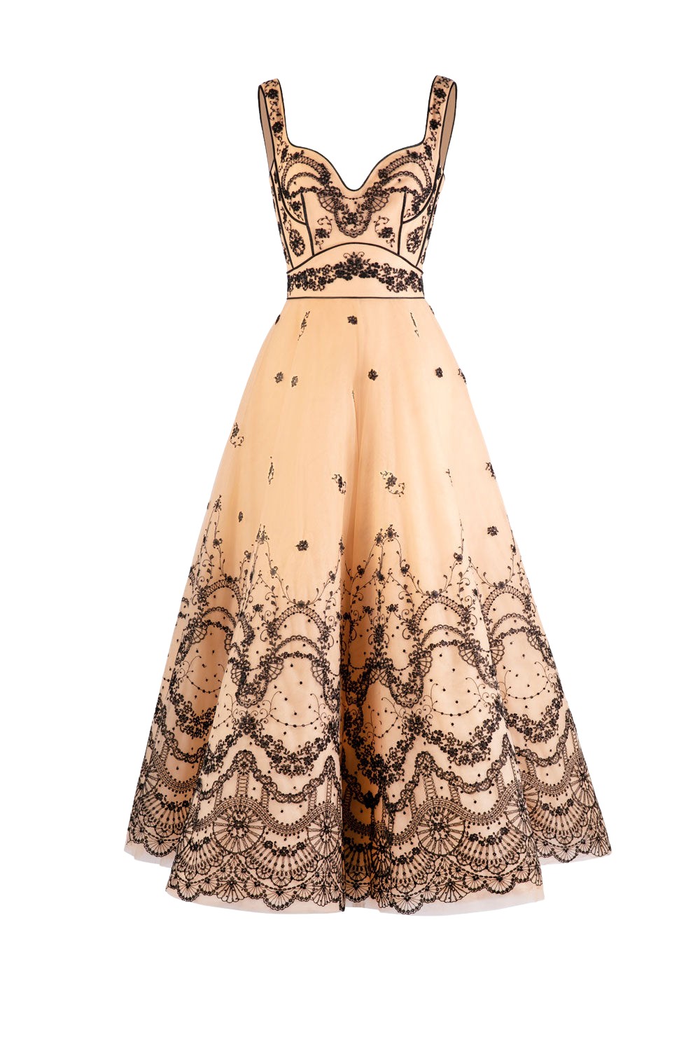 Saiid-Kobeisy-Sleeveless-Embroidered-Tulle-Dress11720_nobg Saiid Kobeisy gown