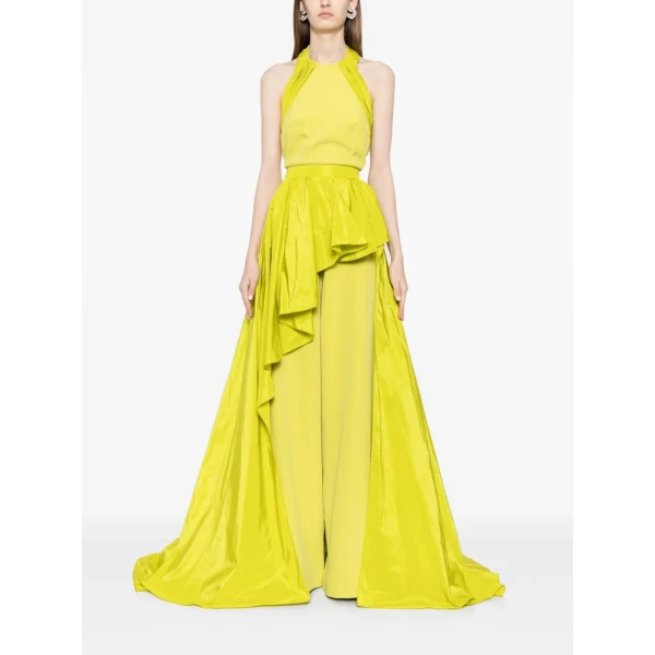 Saiid Kobeisy Sleeveless Jumpsuit With Detachable Overskirt, view 5