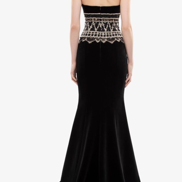 Strapless Dress With Embroidered Detailing - Image 6