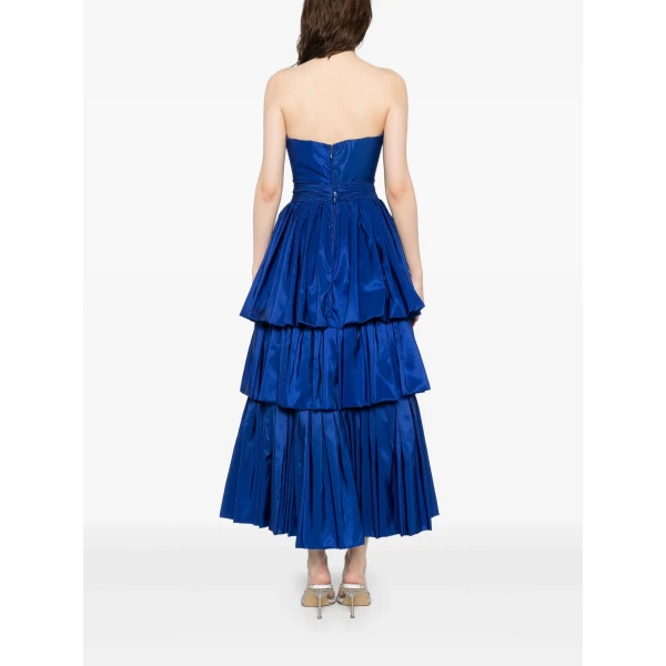 Saiid Kobeisy Strapless Taffeta Dress, view 3