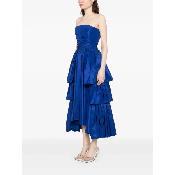 Saiid Kobeisy Strapless Taffeta Dress, view 4