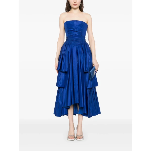 Saiid Kobeisy Strapless Taffeta Dress, view 5