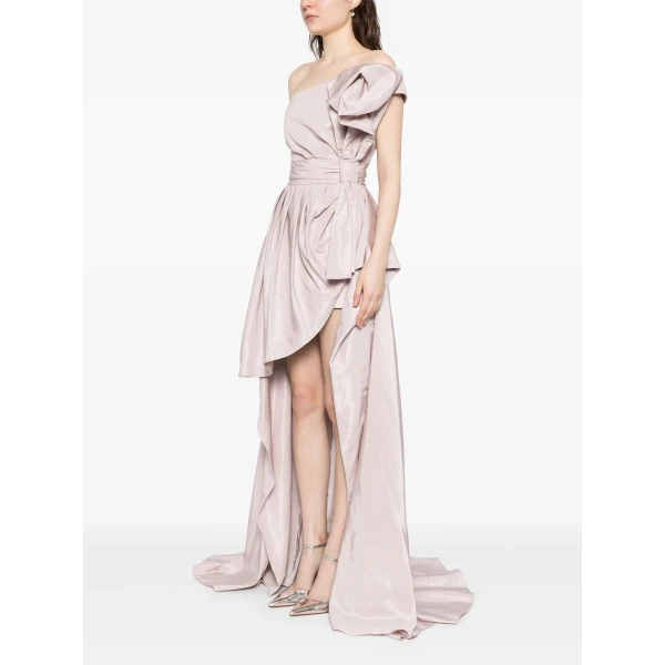 Saiid Kobeisy Strapless Taffeta Dress, view 6