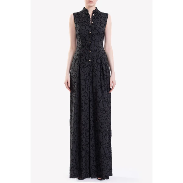 Saiid Kobeisy Textured Jumpsuit, view 3