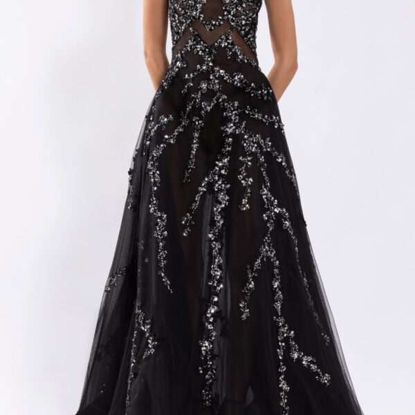 Tulle Dress With Beading - Image 5