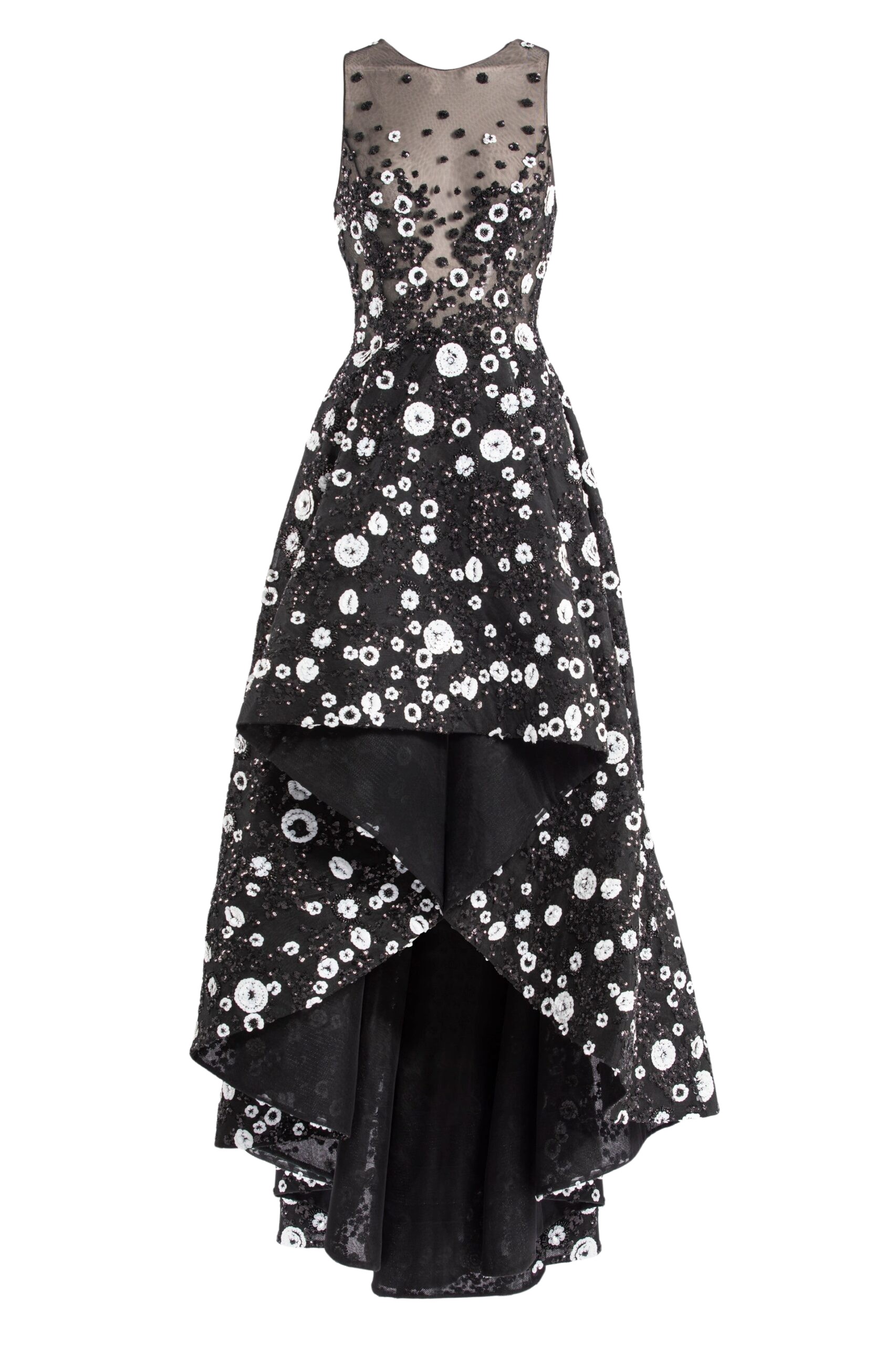 Saiid-Kobeisy-Tulle-High-Low-Dress-With-Dotted-Beading-scaled61338_nobg Saiid Kobeisy gown