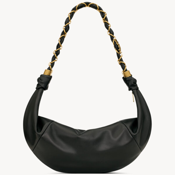 Saint Laurent AMALIA hobo in lambskin designed in Paris