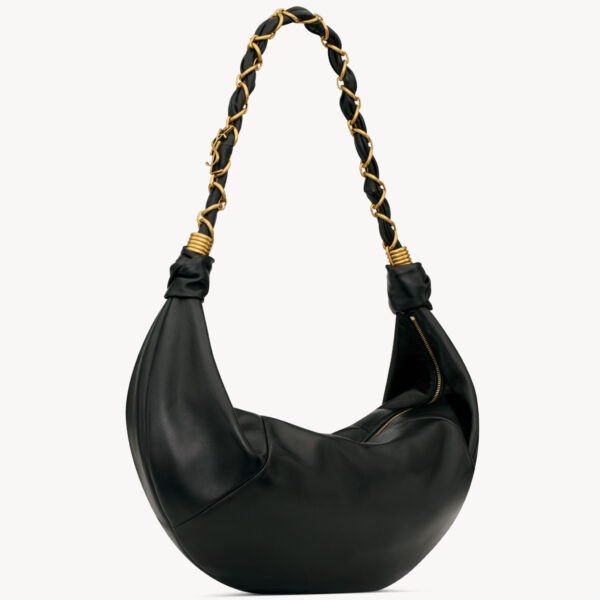 Saint Laurent AMALIA hobo in lambskin designed in Paris