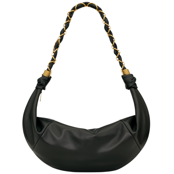 Saint Laurent AMALIA hobo in lambskin designed in Paris