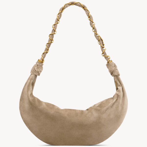 Saint Laurent AMALIA hobo in suede designed in Paris