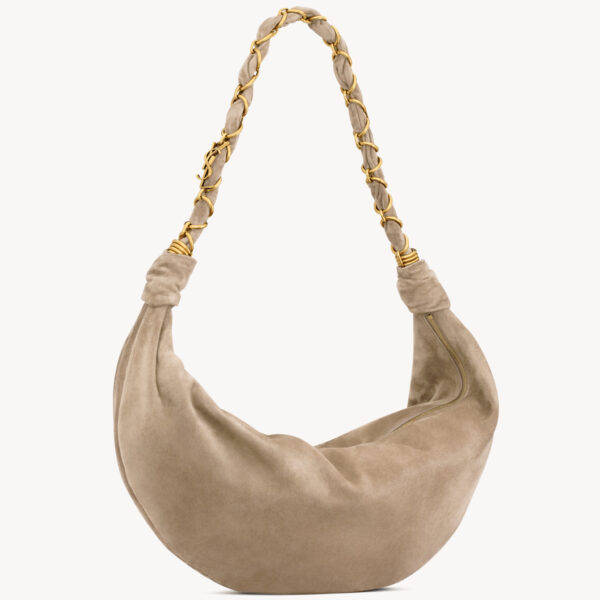 Saint Laurent AMALIA hobo in suede designed in Paris